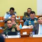 Panglima  TNI Dampingi Menhan RI Hadiri Rapat Kerja Dengan Komisi I DPR RI Bahas Hibah Patrol Boat Dari Jepang