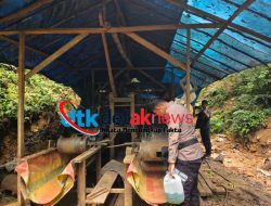 Razia PETI Sarana Dibakar Pelaku Kabur Diduga Informasi Bocor